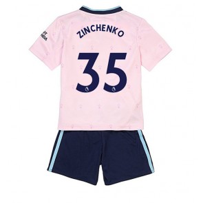 Arsenal Oleksandr Zinchenko #35 Tredjedraktsett Barn 2022-23 Kortermet (+ Korte bukser)